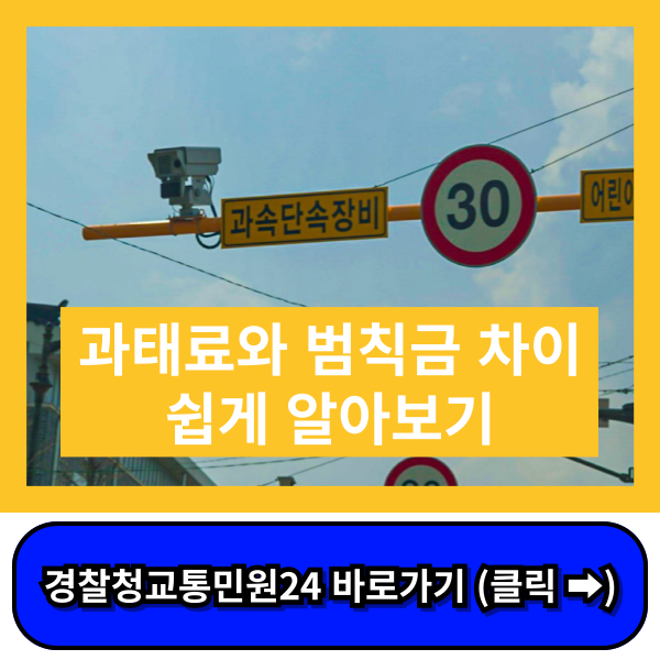 과태료와 범칙금의 차이, 무엇이 다를까?