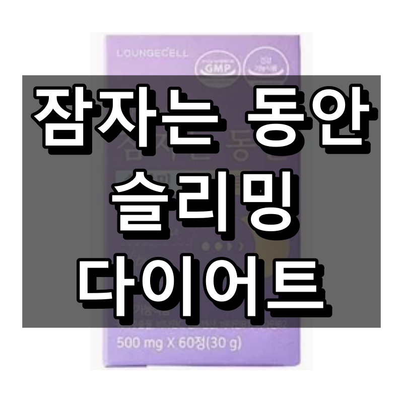 잠자는 동안 슬리밍 다이어트 대표 이미지