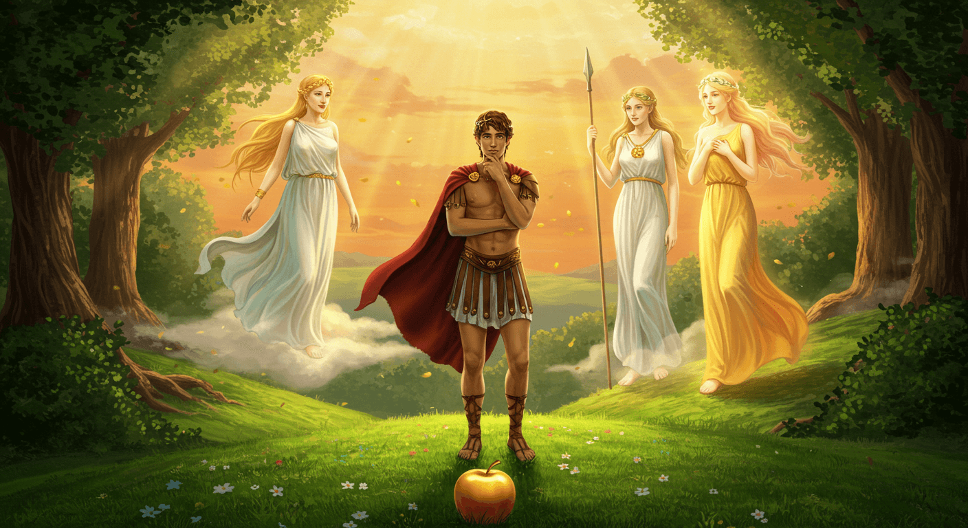 파리스의 심판 속 미의 기준 분석 (신화미학, 선택기준, 시대해석) 관련 사진