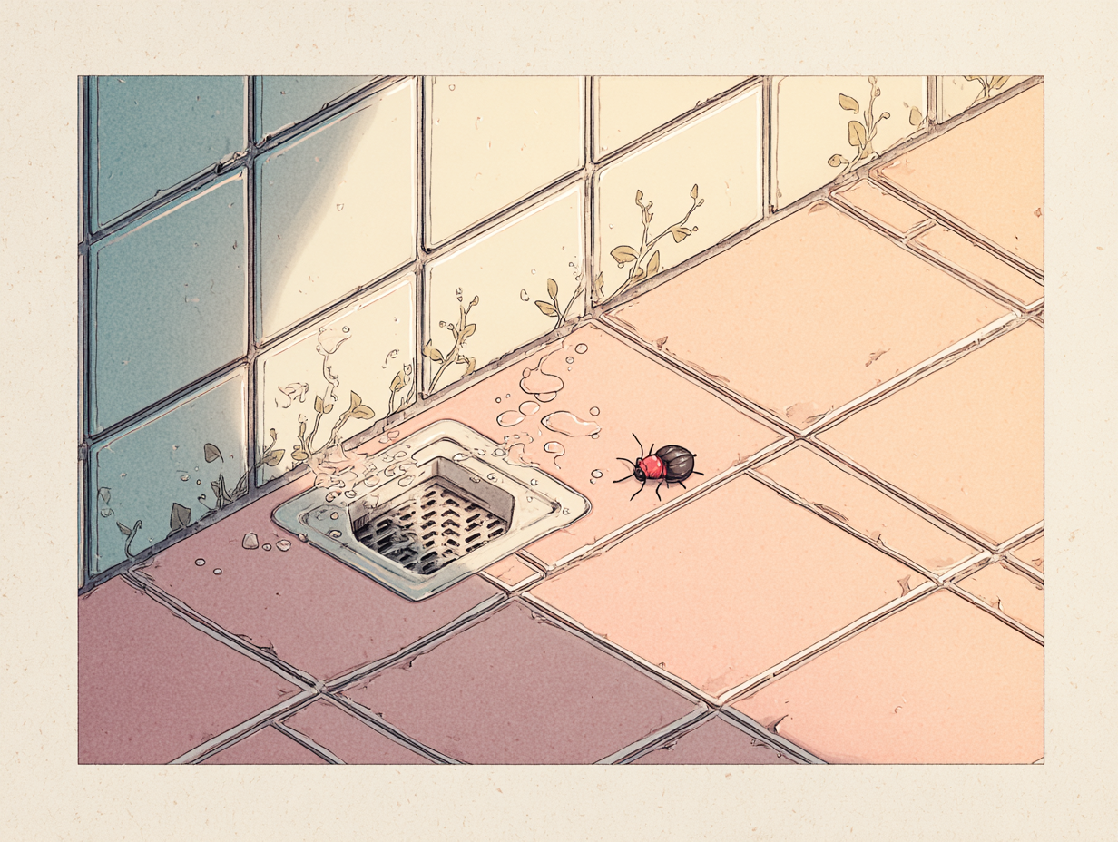 화장실 집게벌레