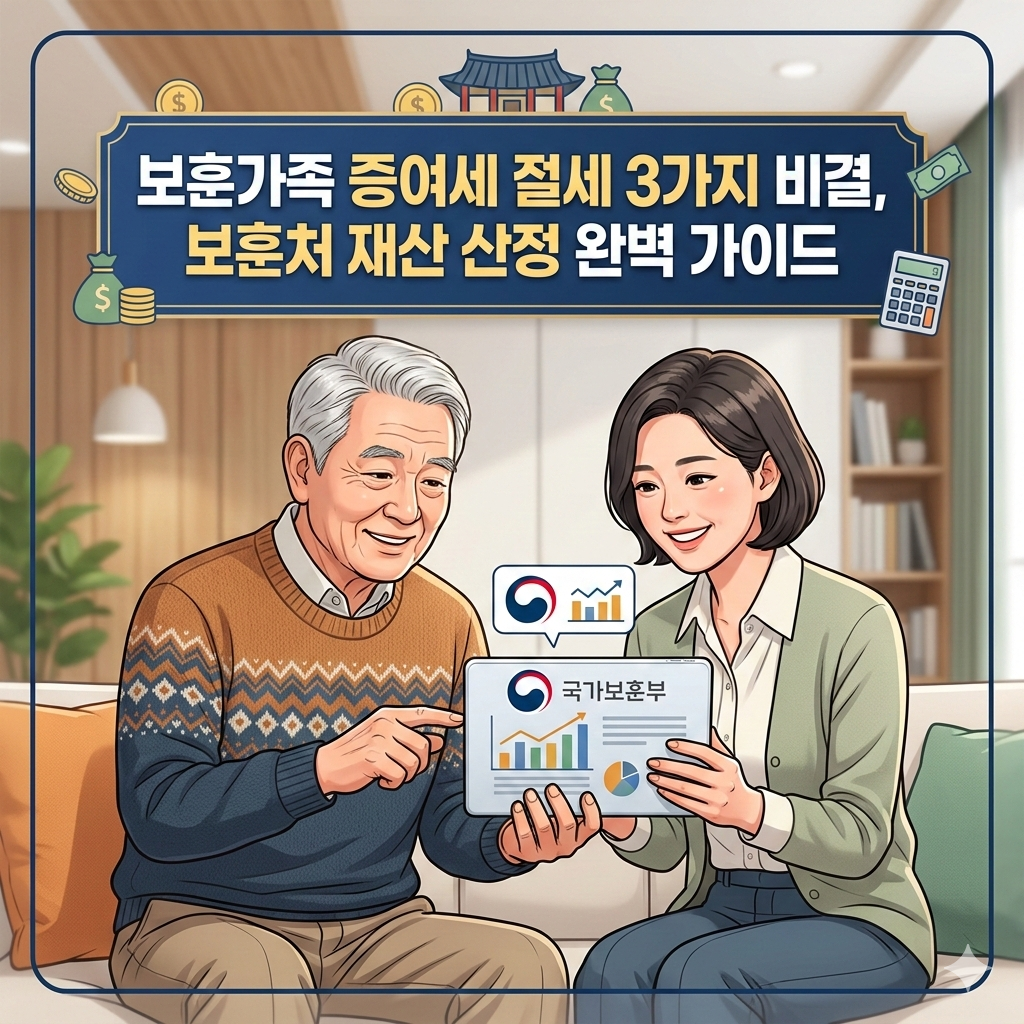 고령 유가족 재산 이전 및 증여세 절세를 위한 국가보훈처 금융 정보 활용방법