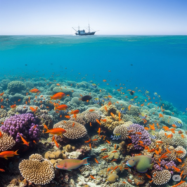 해양 생태계 복원을 위한 어획 제한 정책에 대한 설명을 위한 이미지