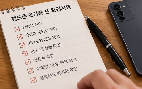 핸드폰 바꾸기 전 필수 확인
