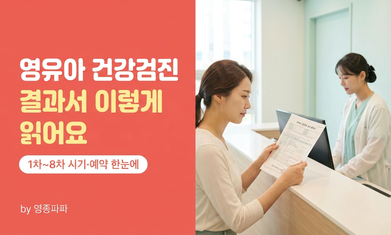 영유아 건강검진 안내 서류