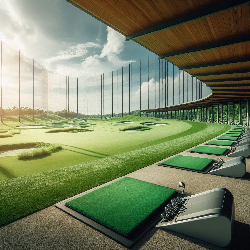 실외골프연습장 배경