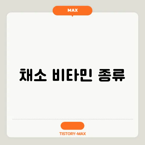 채소 비타민 종류