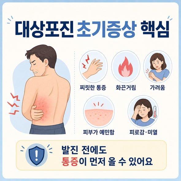 대상포진 초기증상