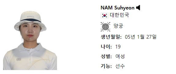 파리올림픽 양궁 국가대표팀 일정, 선수, 중계정보