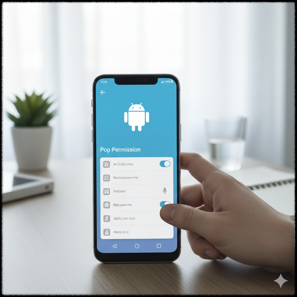 안드로이드에서 AI 앱 권한 설정을 확인하는 화면
