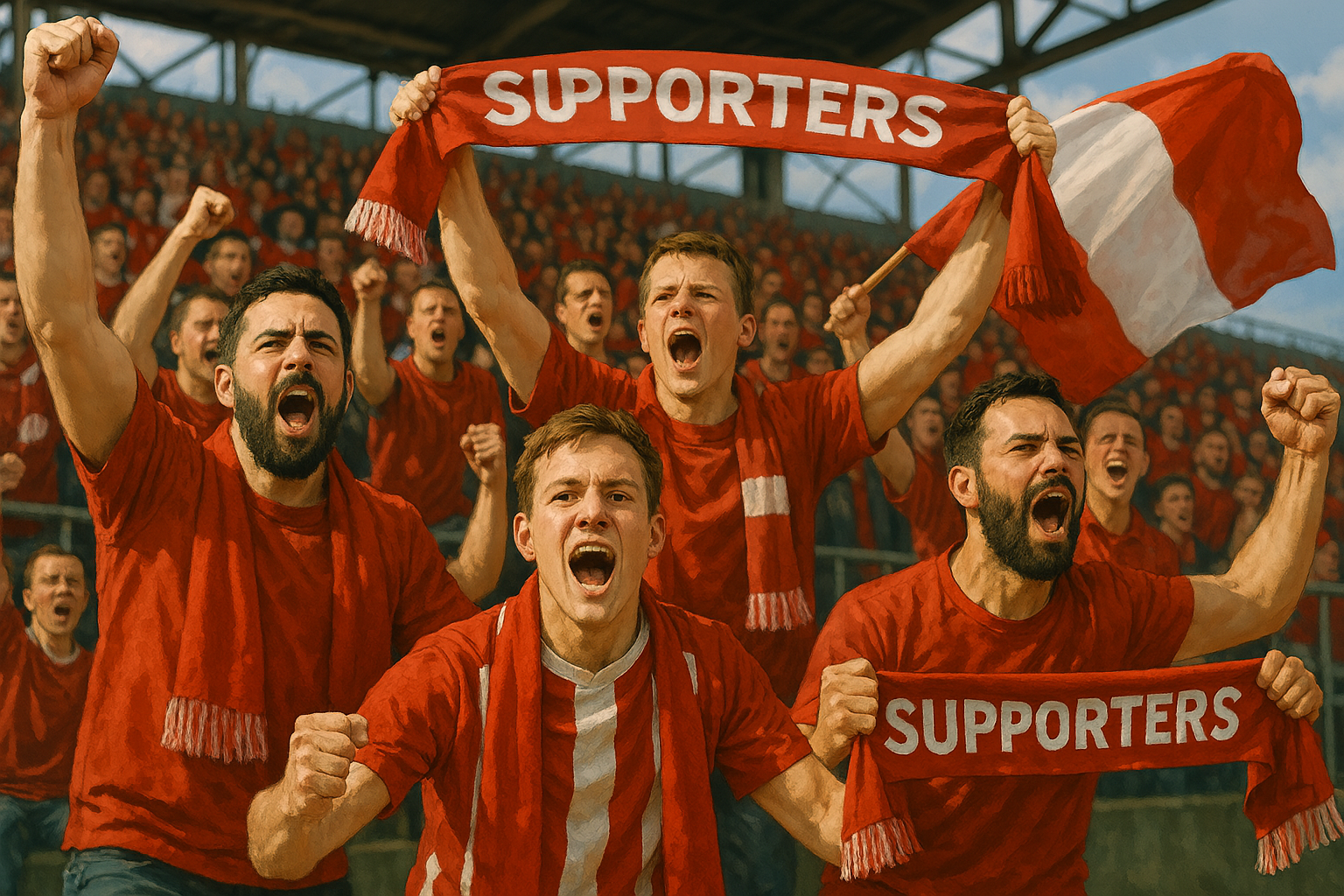 축구클럽 서포터 이미지