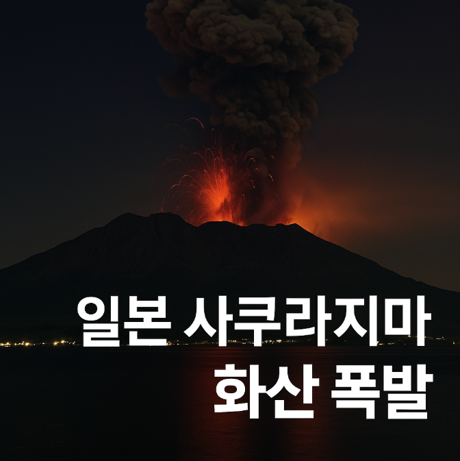 일본 사쿠라지마 화산 원인