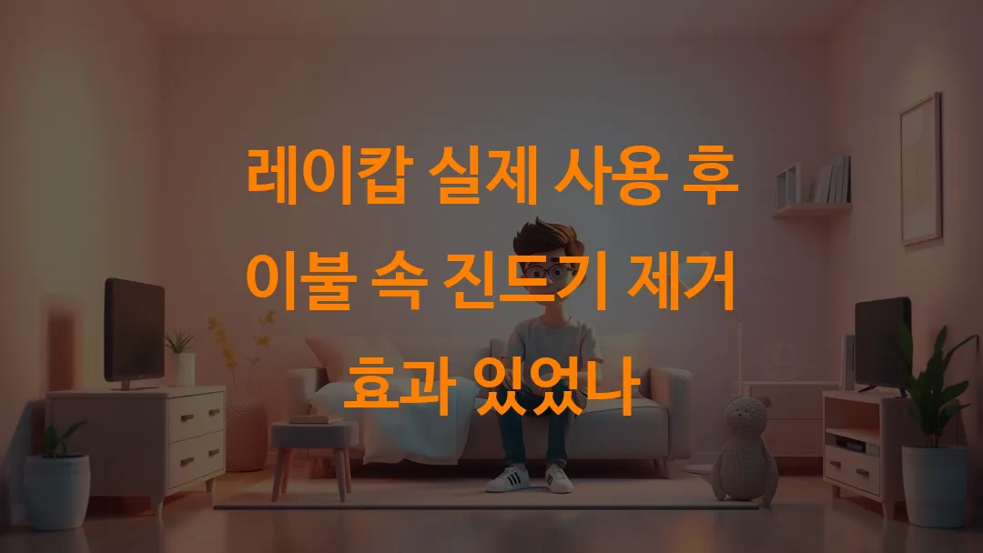 레이캅 침구 청소기 이불 진드기 먼지 청소 실제 사용 후기