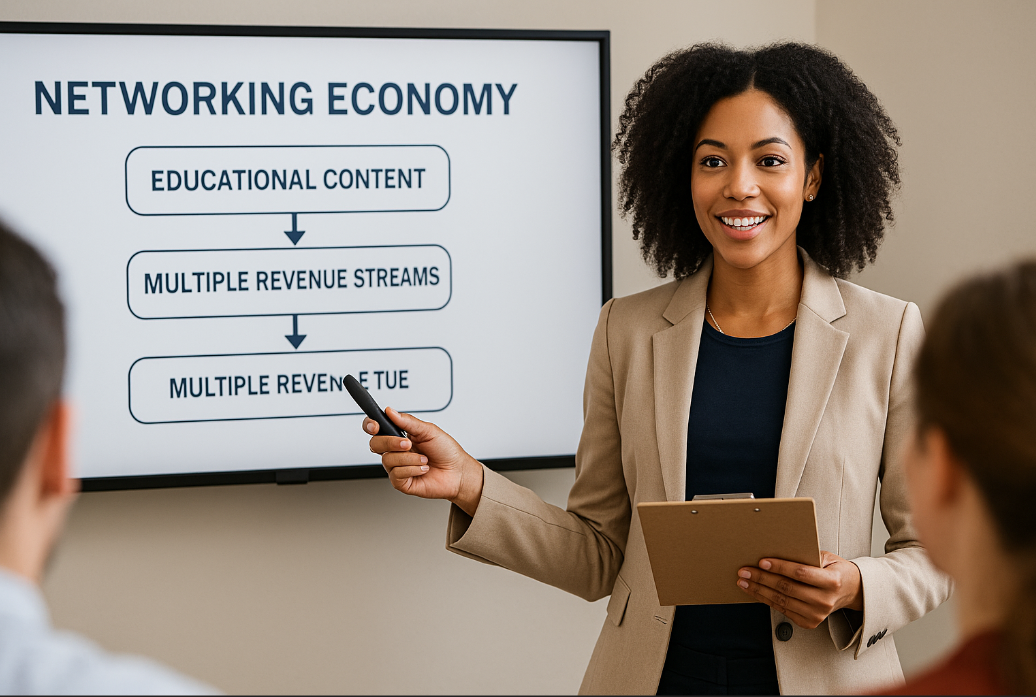 네트워킹이코노미 교육 콘텐츠로 다중 수익원 구축