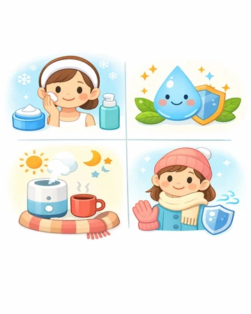 겨울철 피부 보습과 장벽 관리 모습18