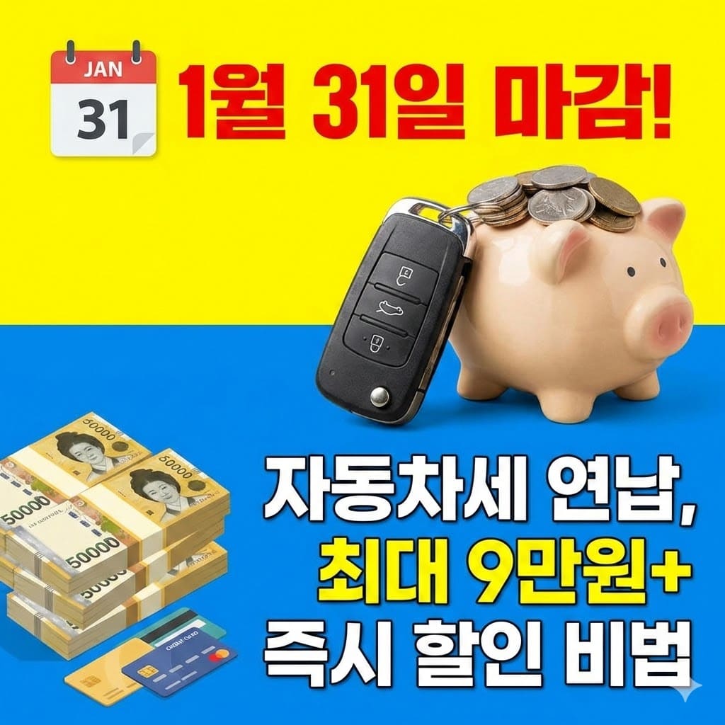 2026 자동차세 연납 완전정복