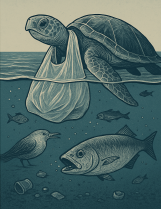 해양 플라스틱 쓰레기의 확산