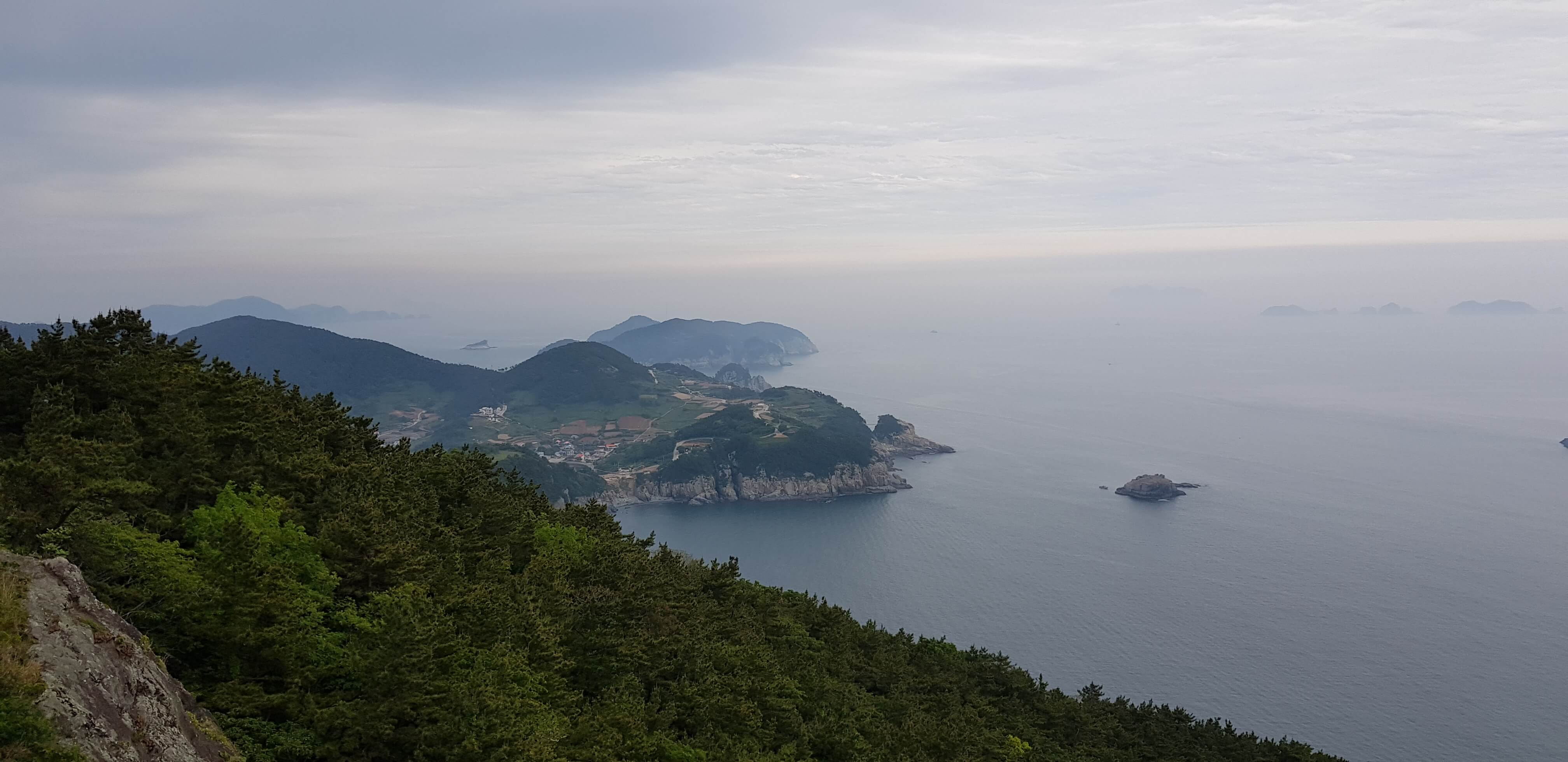 천왕산에서 바라본 풍경