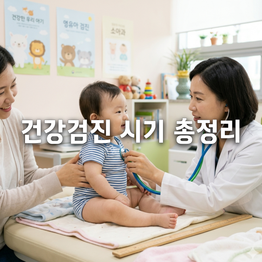 영유아 건강검진 시기 총정리✅ 기간 지나면 어떻게 될까