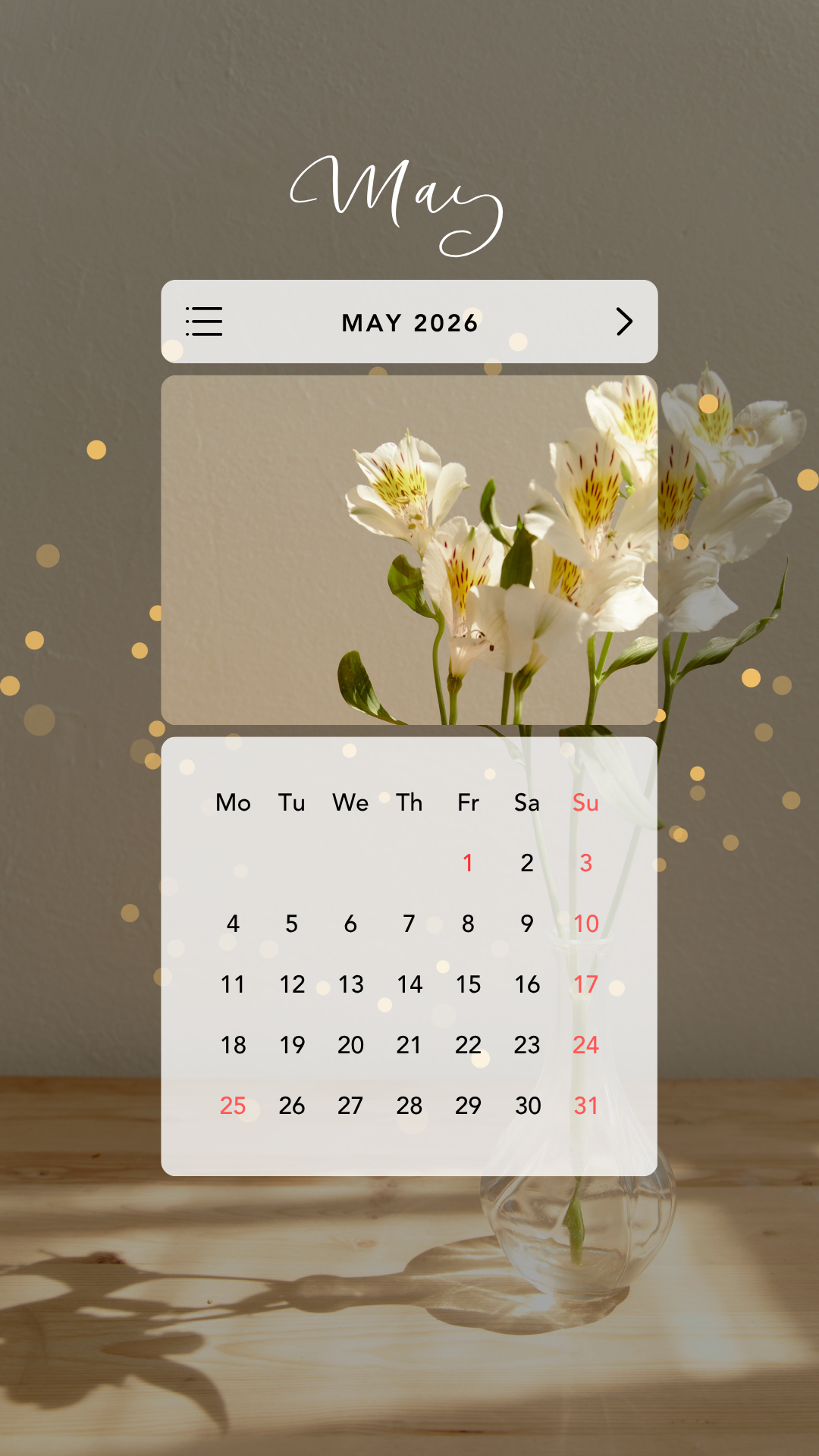 2026년5월 달력 배경화면 스마트폰 바탕화면 이미지 사진 모음