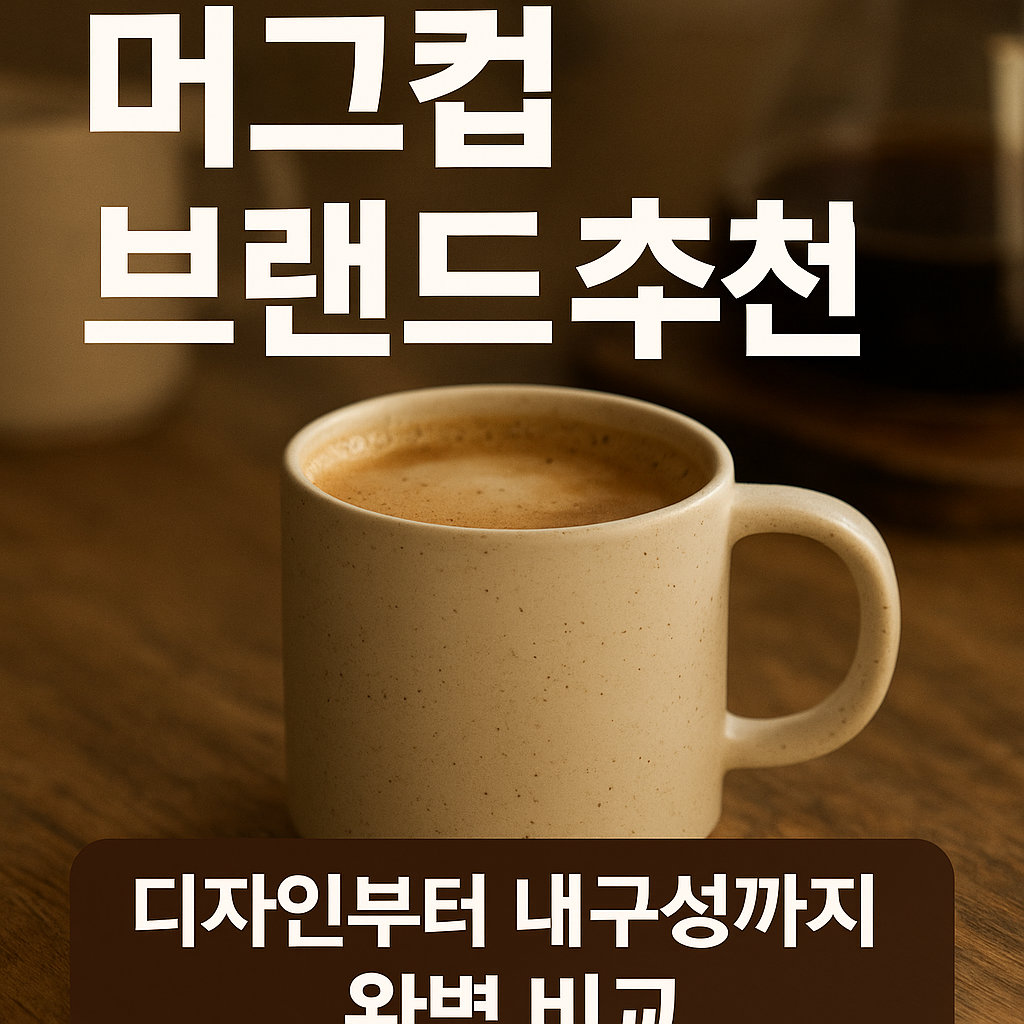 홈카페 감성 머그컵