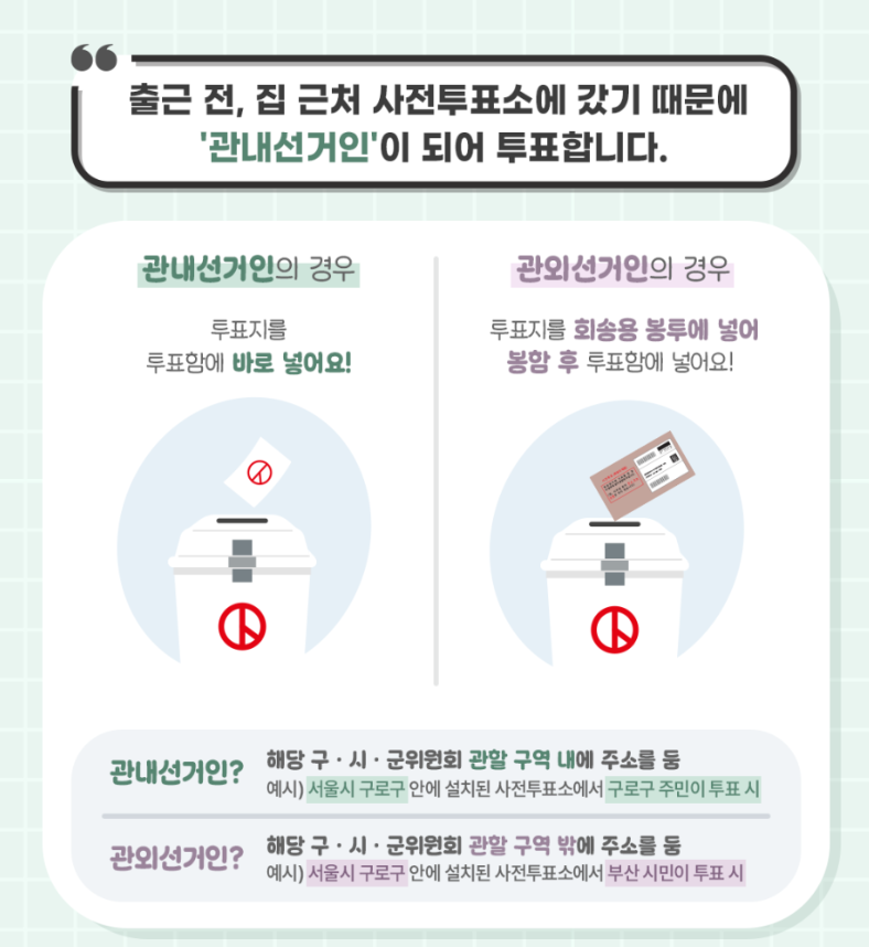 사전투표소 일정