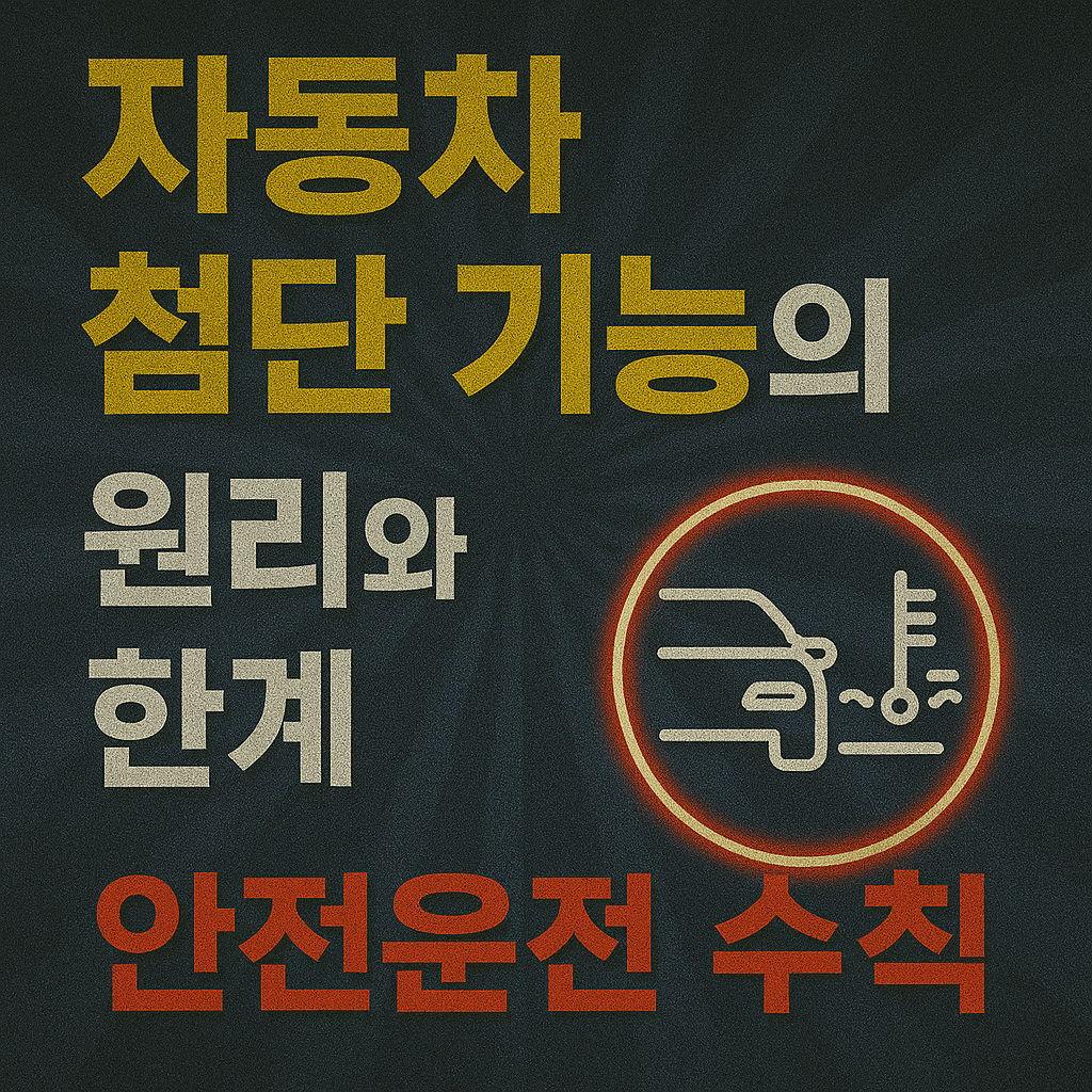자동차 첨단 기능의 원리와 한계, 그리고 안전운전 수칙 블로그 썸네일