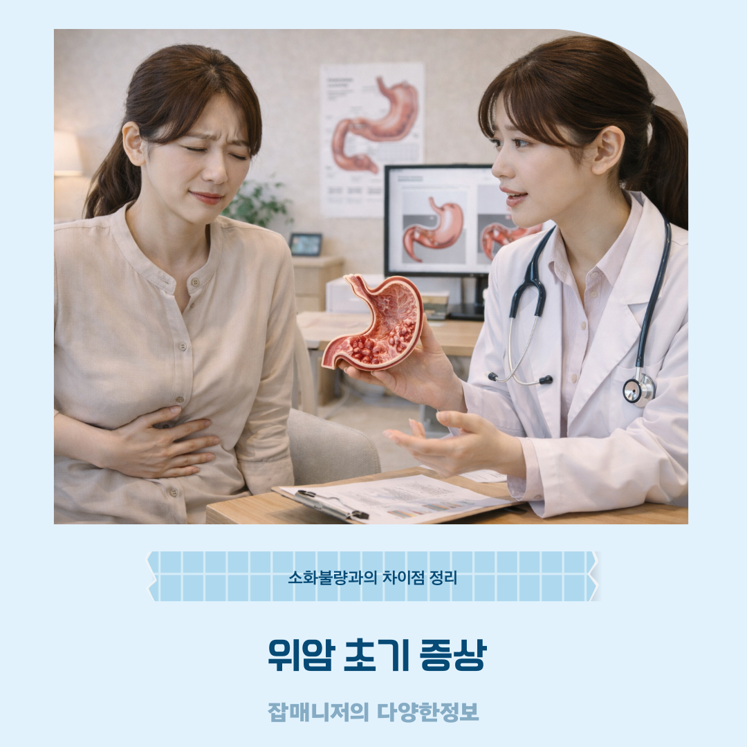 위암 초기 증상, 소화불량과의 차이점 정리