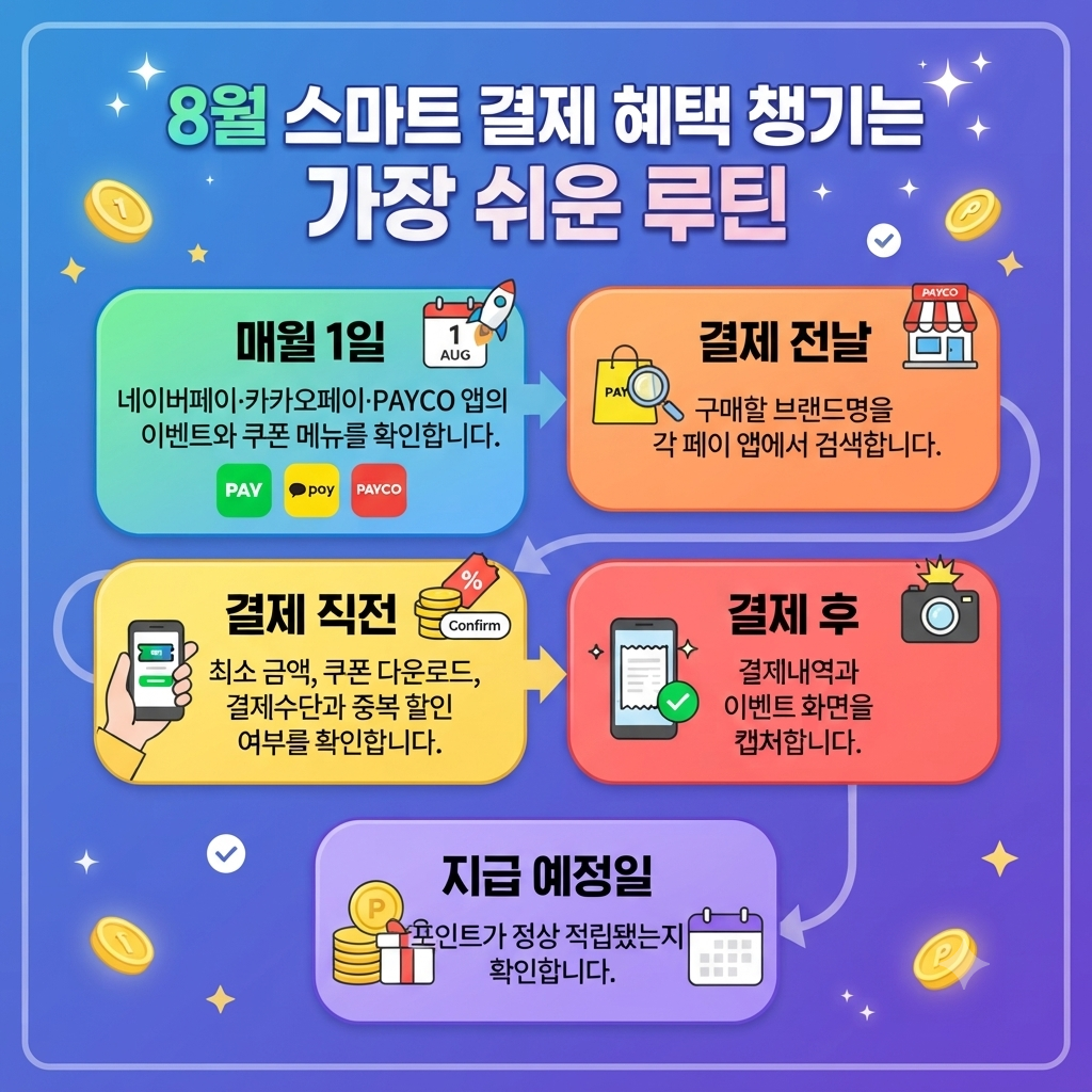 2026년 8월 스마트 결제 쿠폰 받으러 가기