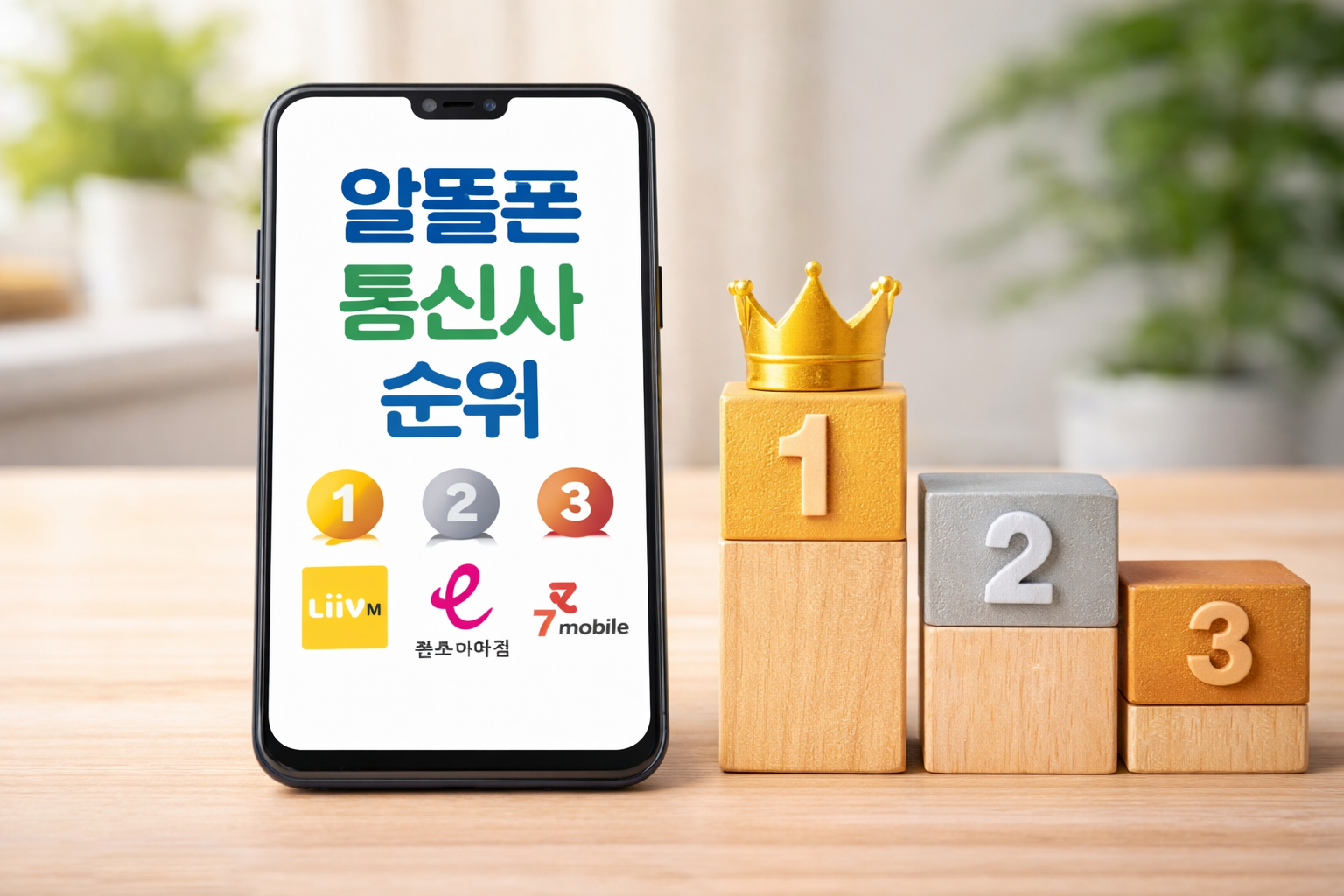 알뜰폰 통신사 순위 관련사진