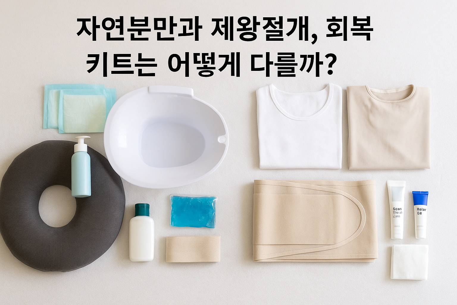 자연분만과 제왕절개, 회복 키트는 어떻게 다를까? 관련 사진
