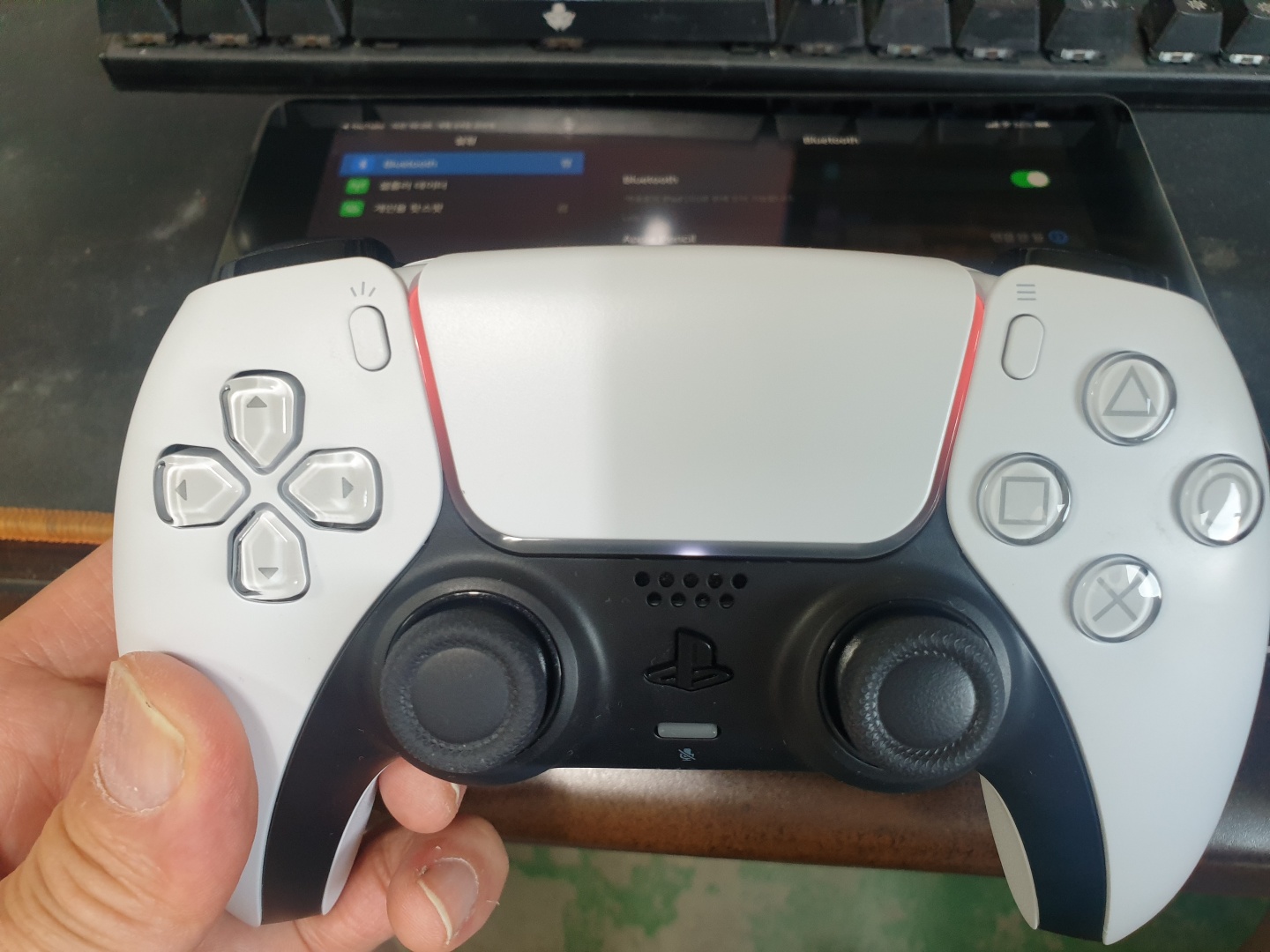 듀얼센스 아이패드 연결