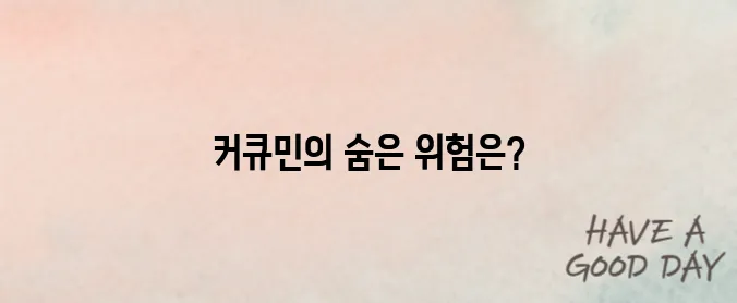 커큐민부작용 단숨에 알아보기