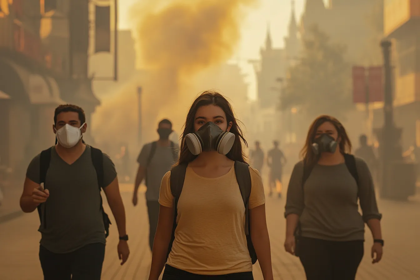 대기 중 미세먼지 원인, 호흡기 질환에 영향, 해결을 위한 노력