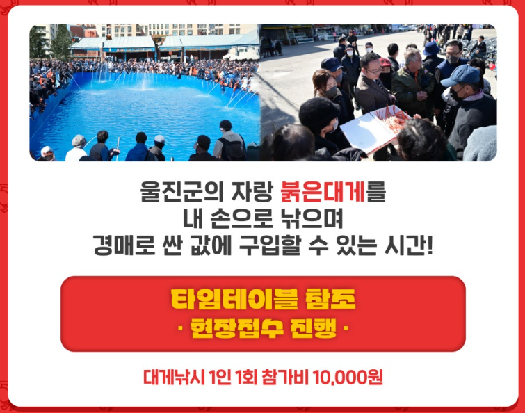 대게 낚시&amp; 경매