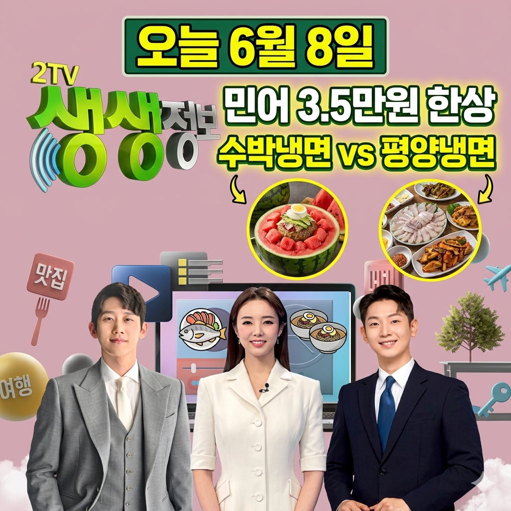 [생생정보 2547회] 인천 민어횟집&middot;수박냉면 맛집부터 천안 독립기념관 여행 코스까지! 방송 촬영지 주소&middot;연락처 총정리 (6월 8일) 관련사진