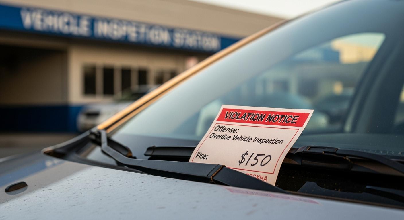 자동차 정기검사 기간 경과 과태료