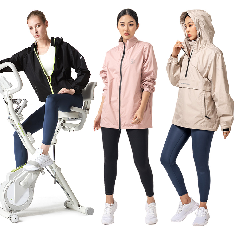 얼티밋기어 애슬레저 다이어트 여자 땀복 자켓 팬츠 힙커버 아노락 레깅스 조거팬츠 바람막이 트레이닝복 운동복