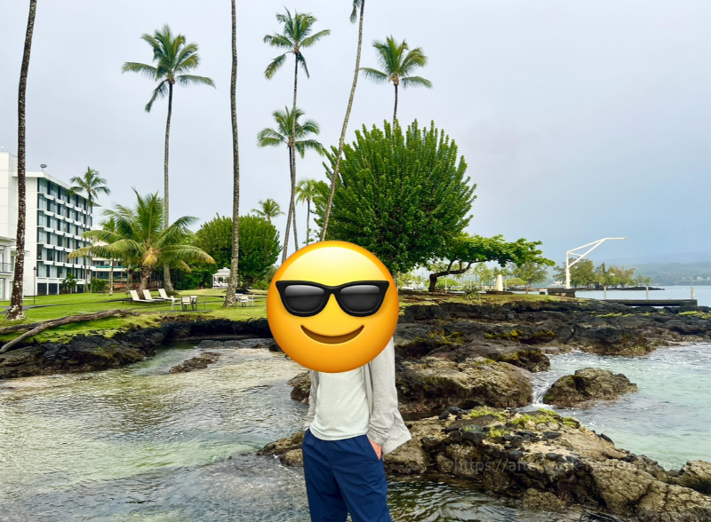 호텔 내부 산책로