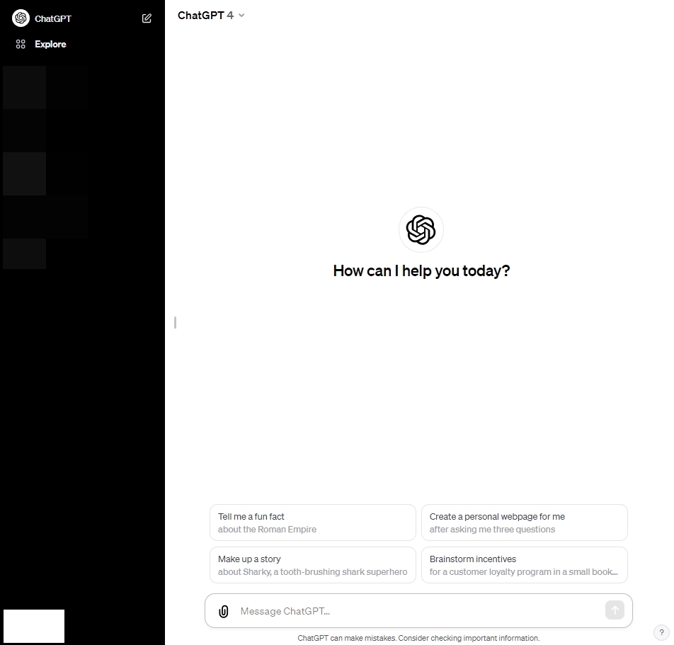 맞춤형 기능을 탐색할 수 있는 Explore 메뉴