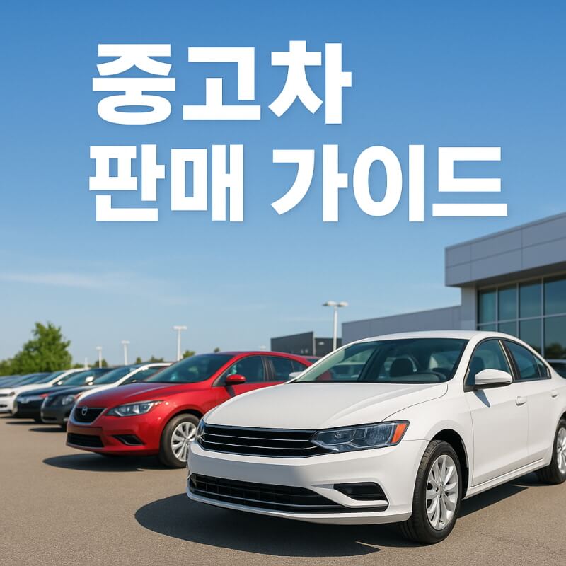 중고차 거래 판매 가이드 시세확인과 진행방식 및 계약 서류 관련사진