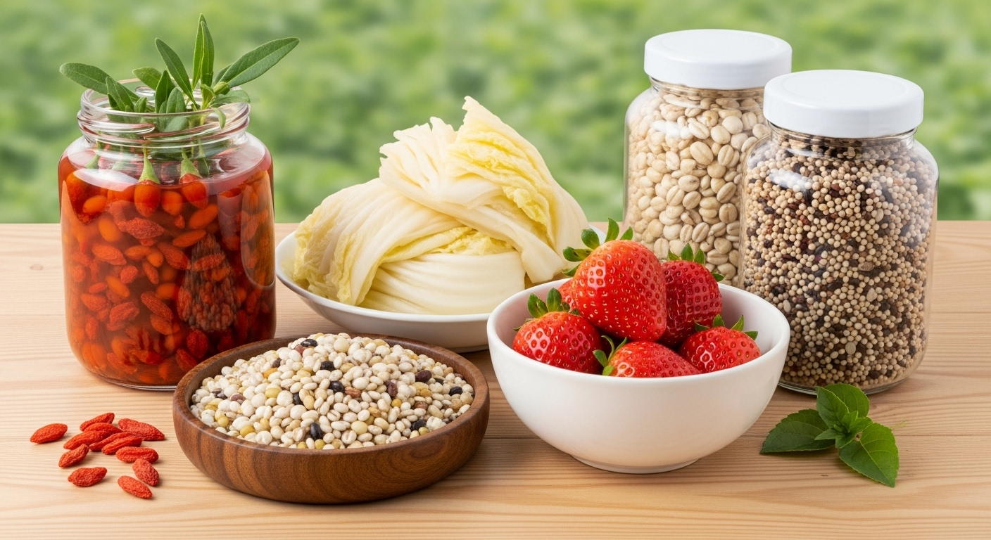 충청도 중년 농산물 건강식단 (충청도농산물, 중년건강식단, 지역먹거리)