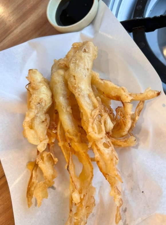 인삼튀김-새우튀김-원골식당