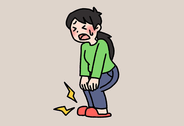 운동-후-통증이-심한-여성