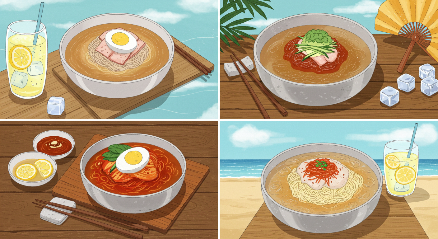 부산 여름 밀면과 냉면 맛집 추천