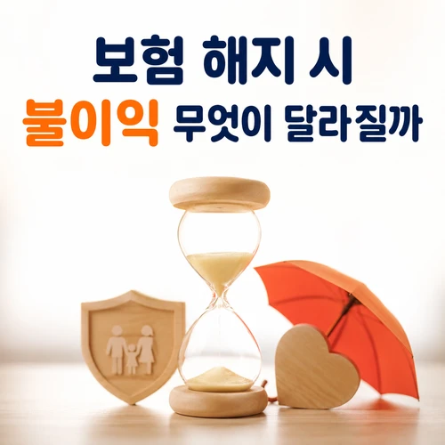 보험 해지 시 불이익 무엇이 달라질까