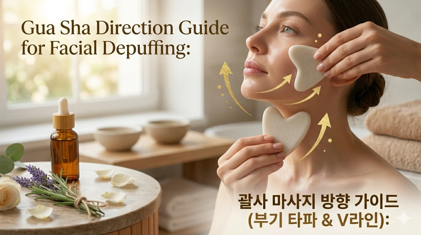 부위별 괄사 방향과 방법