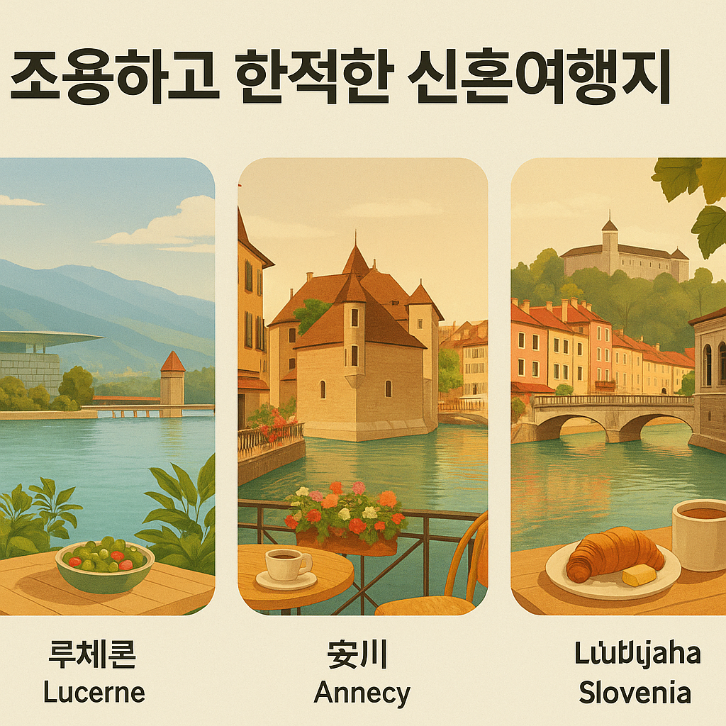 루체른, 안시, 루블랴나 이미지