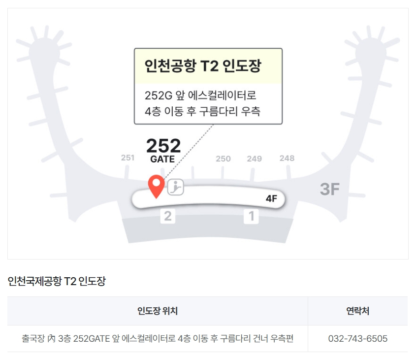 인천공항 신세계면세점 인도장 위치 면세품 수령 방법