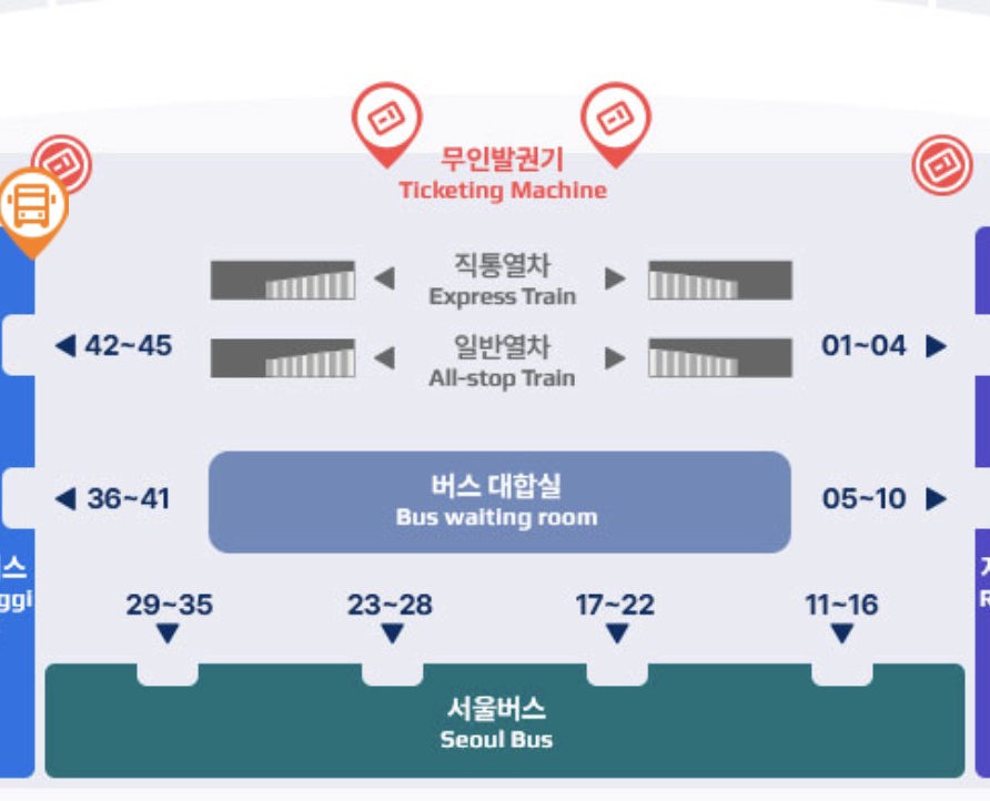 인천공항 제2여객터미널 N7200 버스 탑승장소