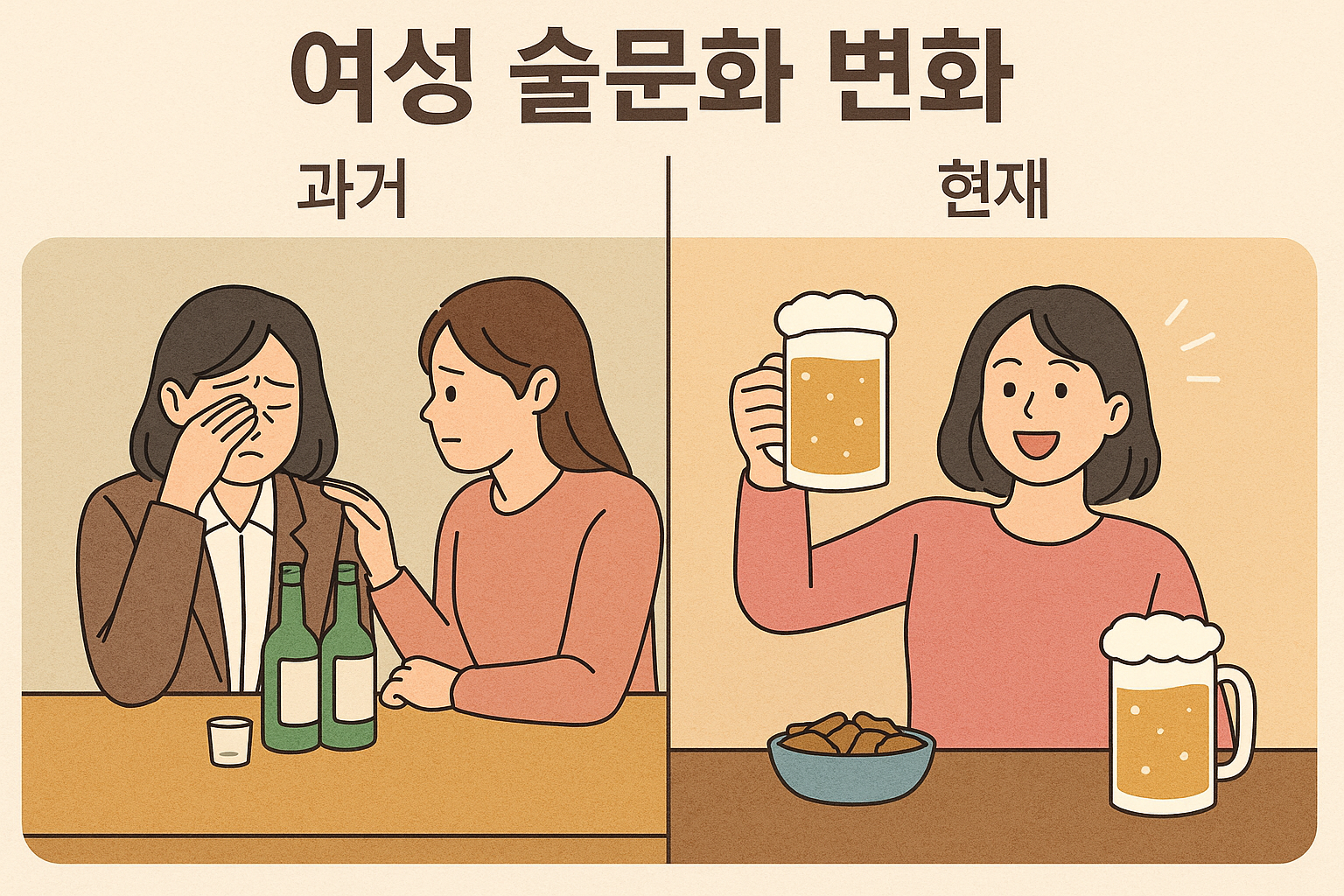 여성 음주 문화 변화